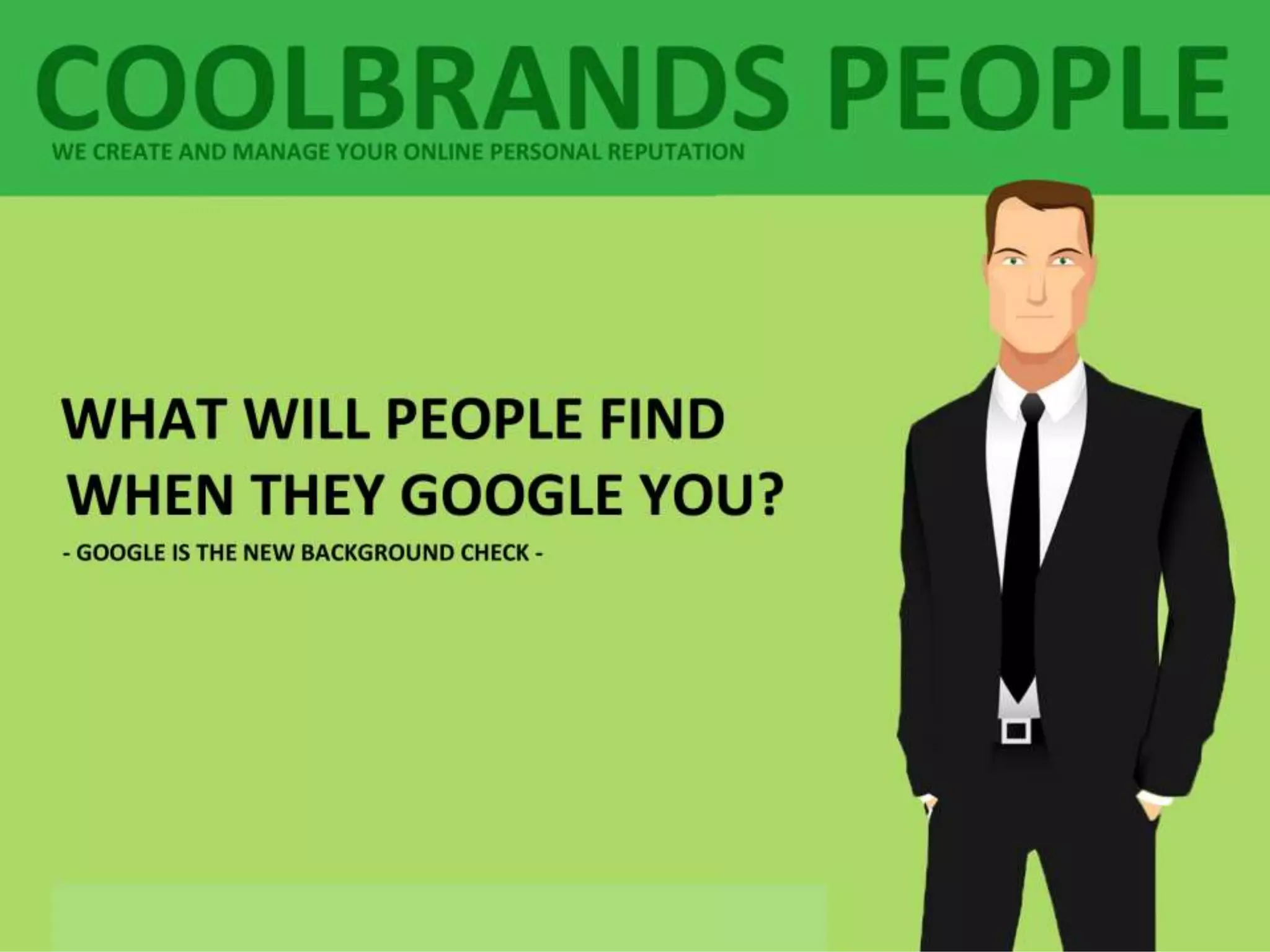 WHAT DO YOU STAND FOR? - COOLBRANDS PEOPLE