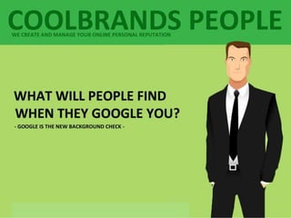 WHAT DO YOU STAND FOR? - COOLBRANDS PEOPLE
