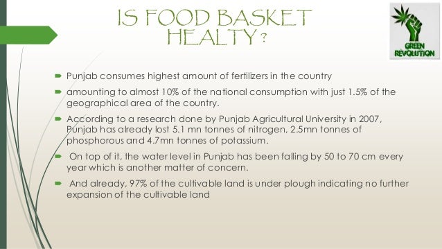 for punjab in form agriculture j revolution Green