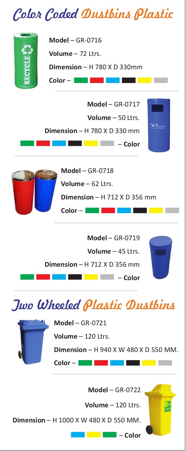 Kc Green Revolution Dustbins