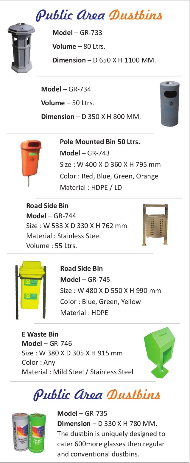 Kc Green Revolution Dustbins