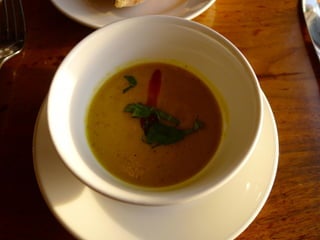 Greens - a gorgeous setting with delicious vegan treats on the menu!