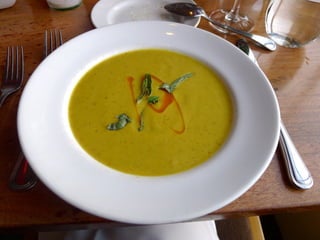 Greens - a gorgeous setting with delicious vegan treats on the menu!