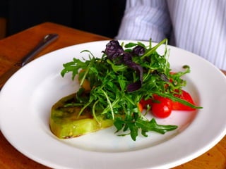 Greens - a gorgeous setting with delicious vegan treats on the menu!