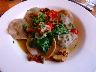 Greens - a gorgeous setting with delicious vegan treats on the menu!