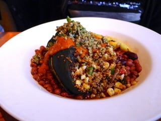 Greens - a gorgeous setting with delicious vegan treats on the menu!