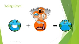 Going Green
greenlab.di.uminho.pt
2
+ =
 