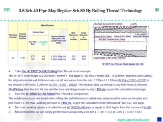 Making of Rolled Threaded Pipes | PDF