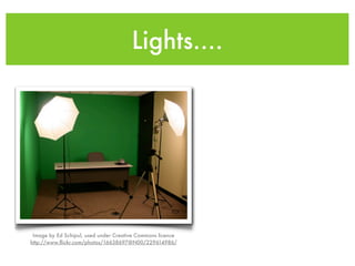 Lights....




 Image by Ed Schipul, used under Creative Commons licence
http://www.ﬂickr.com/photos/16638697@N00/229614986/
 