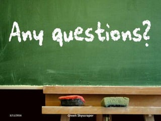 3/11/2016 Green Skyscraper 23
 