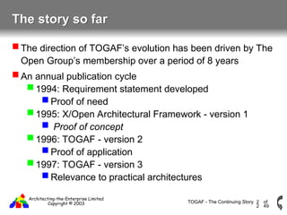 The Open Group Architecture Framework (TOGAF) | PPT
