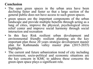 Green space suitability evaluation for urban resilience converted | PDF