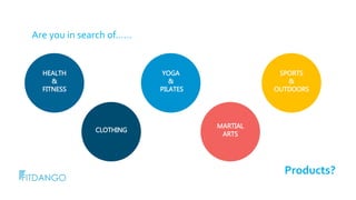 Are you in search of……
HEALTH
&
FITNESS
CLOTHING
YOGA
&
PILATES
MARTIAL
ARTS
SPORTS
&
OUTDOORS
Products?
 
