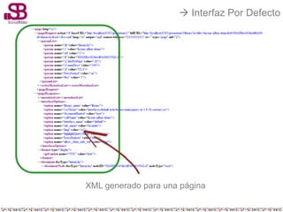  Interfaz Por Defecto




XML generado para una página
 