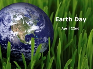 Earth Day

                               Earth Day
                                   April 22nd




                                                40
WELCOME to the FORUM
 