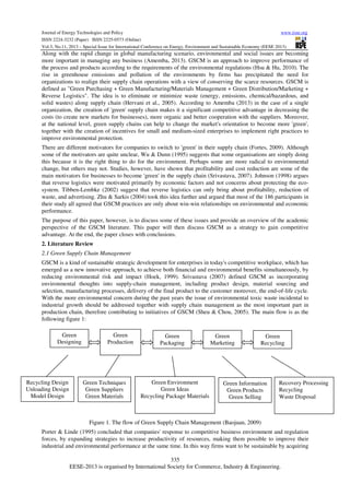 Green supply chain management | PDF