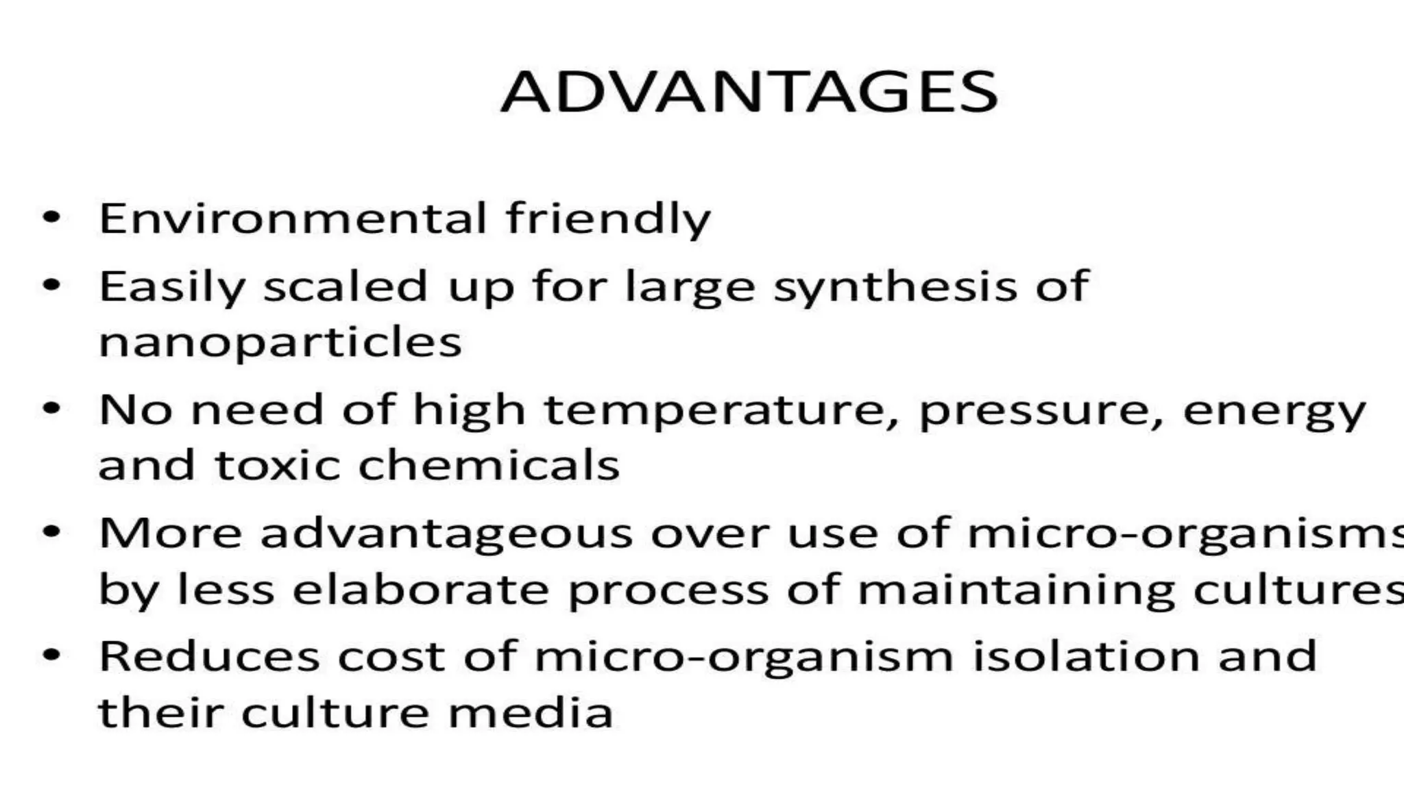 Green Synthesis of Nano Particles