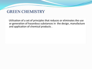  Environmental Protection Agency has sent the White House a proposed finding that carbon dioxide is a danger to public health, a step that could trigger a clampdown on emissions of greenhouse gases.What is Green technology ?Green Technology is the application of the environmental science to conserve the natural environment and resources, and to curb the negative impacts of human involvement.The field of "green technology" encompasses a continuously evolving group of methods and materials, from techniques for generating energy to non-toxic cleaning products. 