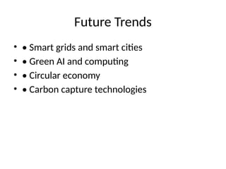 Green Technology Presentation Pptx