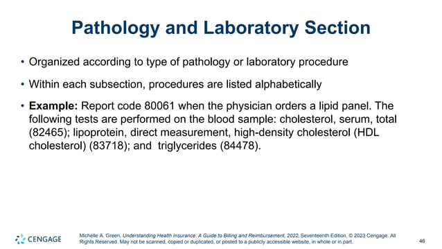 Understanding Health Insurance (CPT coding) chapter 7 | PPTX