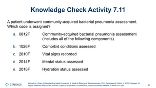 Understanding Health Insurance (CPT coding) chapter 7 | PPTX