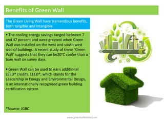 Green Wall or Vertical Garden | PDF