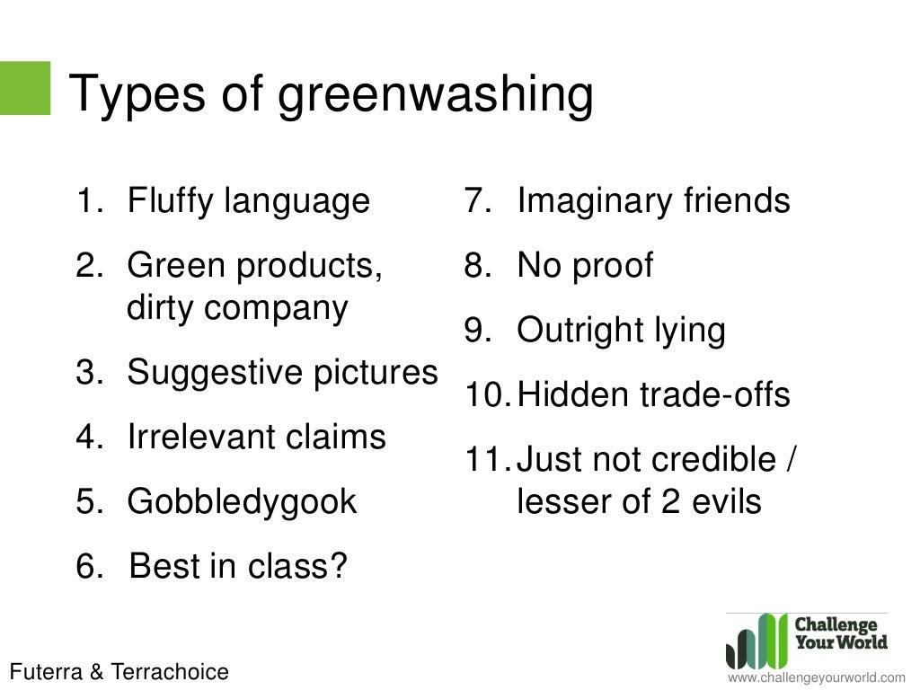 What is Greenwashing?