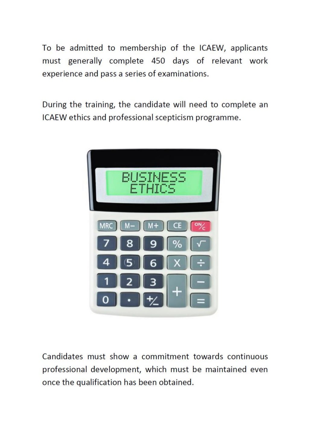 Chartered Accountancy ACA Qualification