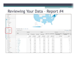 Reviewing Your Data – Report #4
 