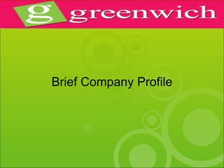 Brief Company Profile 