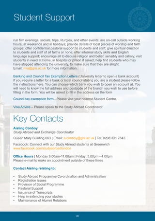 Greenwich Study Abroad Handbook 2012/13 | PDF