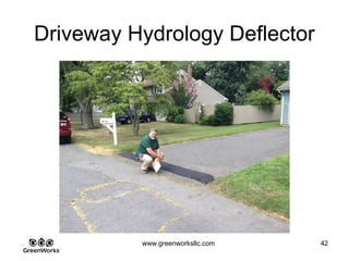 Assessing Hidden Moisture Intrusion
© GreenWorks Environmental, LLC
To right of the home is a storm sewer (which was dry upon inspection)
•Says dumps to local waterway.
•Clues as to local stream presence
PAUSE FOR QUESTIONS & DISCUSSION
 