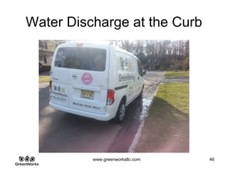 Assessing Hidden Moisture Intrusion
© GreenWorks Environmental, LLC
This is a look at the 2012 aerial with parcel mapping, streets, soils, wetlands, stream layers
on top
•This type of environmental data review is very helpful in establishing existing conditions
of an area prior to development and today’s enviro regulations
•The data may or may not be helpful in assessing site conditions
•Data is SUBJECT TO INVESTIGATOR INTERPRETATION
•Always remember, data is worth what you paid for it
PAUSE FOR QUESTIONS & DISCUSSION
 
