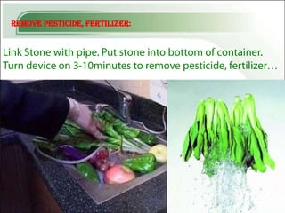 Remove Pesticide, fertilizer:




                                …
 