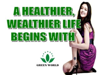 Green world health_devices-ozone_,massage_chair_ppt