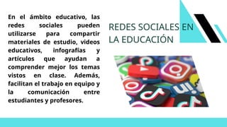 El Impacto y Uso de las Redes Sociales en la Educación y Comunicación ...
