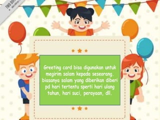 POWER POINT; Greeting card 