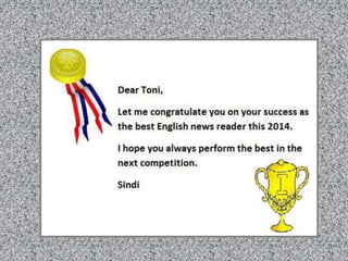 POWER POINT; Greeting card 