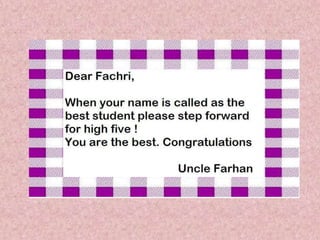 POWER POINT; Greeting card 