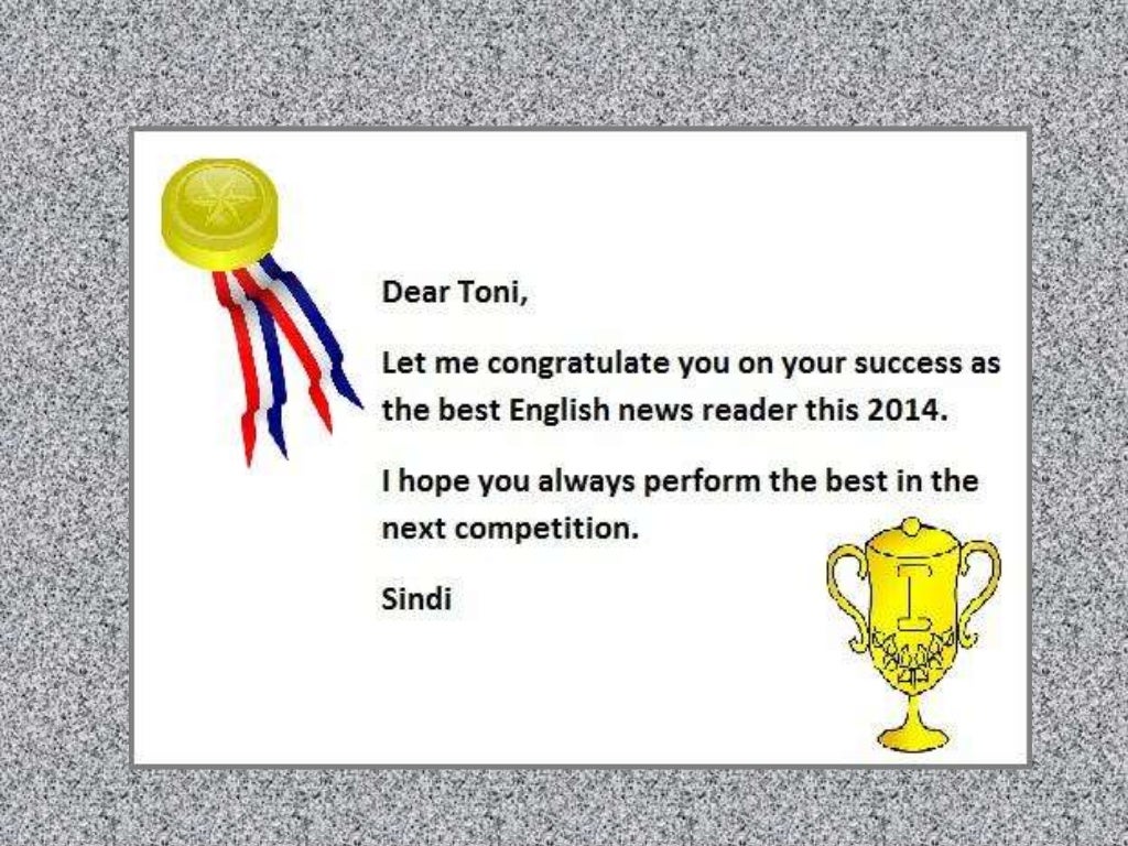 POWER POINT; Greeting card