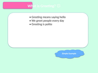 Greeting_English_Class_Grade6.pptx for school sd | PPTX