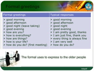Greeting expression | PPT