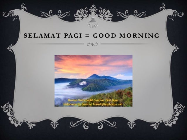 Greeting In Indonesian