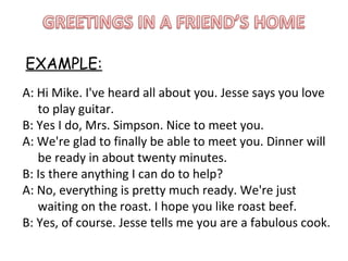 Greetings | PPT