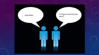 • Hello Mike!
Hi miguel, how have you
been?