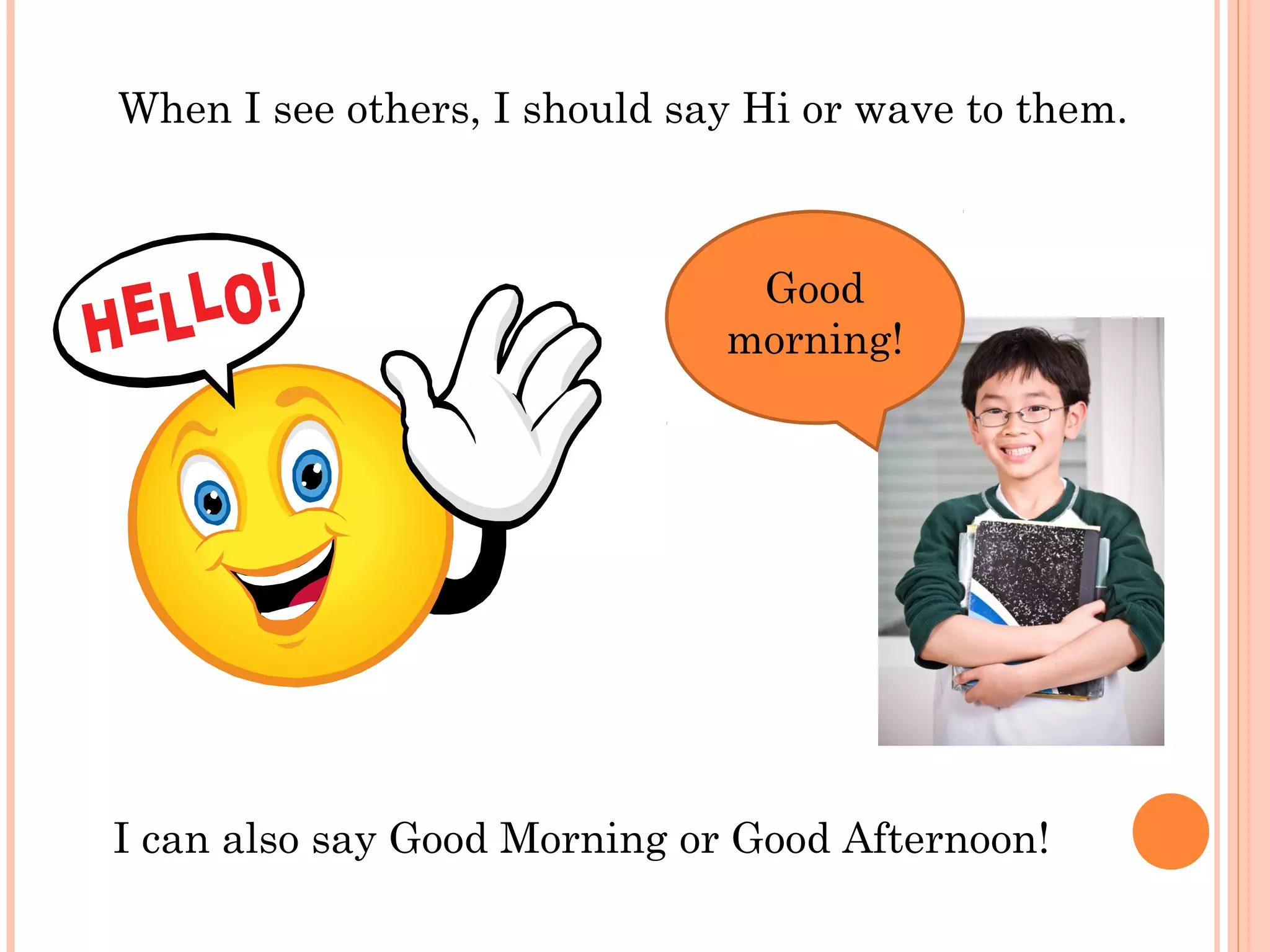 Greetings And Introduce PPT greetings-and-introduce-ppt