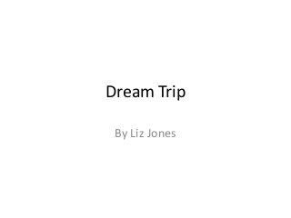 Dream Trip
By Liz Jones
 