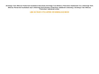 books like greetings from witness protection books like greetings from witness protection