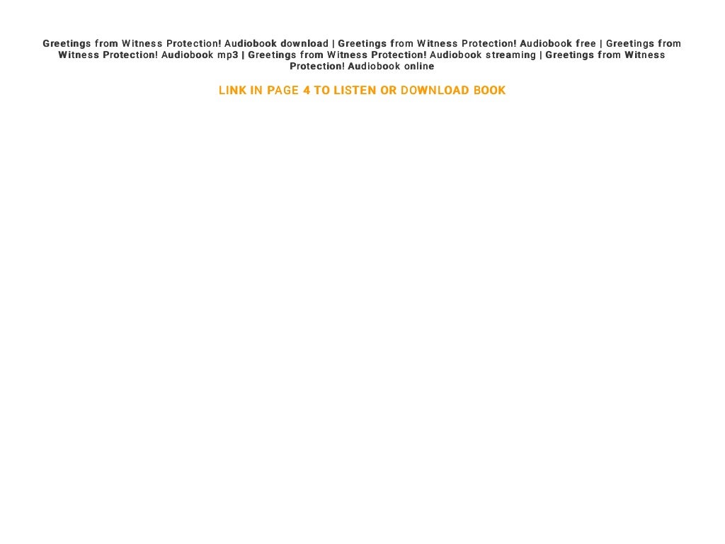 books like greetings from witness protection
