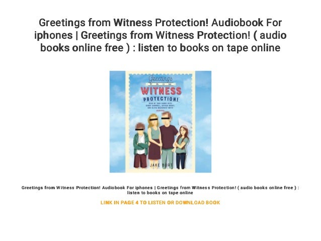 greetings from witness protection greetings from witness protection